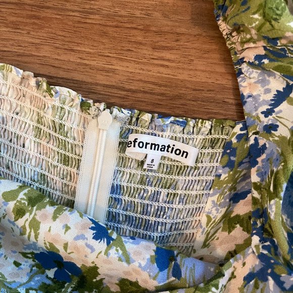 Reformation - Sigmund Dress (floral/hillside pattern) - Picture 8 of 11